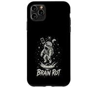 Carcasa para iPhone 11 Pro MAX Brain Rot Astronaut Graphic Surrealista Space Gamer Meme Gift