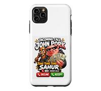 Carcasa para iPhone 11 Pro MAX Brainrot Calling Funny Viral Meme Humor Design Entrante