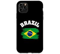 Carcasa para iPhone 11 Pro MAX Brazil National Flag Country Pride Roots Vintage Gift