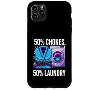 Carcasa para iPhone 11 Pro MAX Brazilian Jiu Jitsu 50% Chokes 50% Laundry BJJ