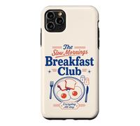 Carcasa para iPhone 11 Pro MAX Breakfast Club Mañanas lentas Brunch Amante Huevos Tostada
