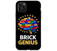 Carcasa para iPhone 11 Pro MAX Brick Genius Master Builder bloquea la construcción de cumpleaños para niños