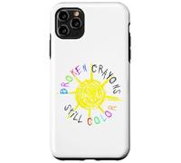 Carcasa para iPhone 11 Pro MAX Broken Crayons Still Color Mental Health Awareness
