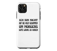 Carcasa para iPhone 11 Pro MAX Buen Humor por la Mañana Gruñón Matutino Dicho Alemán