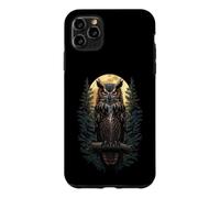 Carcasa para iPhone 11 Pro MAX Búho Nocturnal Bird of Prey Silent Wise Spirit Hunter