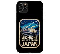Carcasa para iPhone 11 Pro MAX Bullet Train Japón Midnight Shinkansen Retro Anime Sovenir