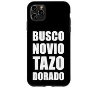 Carcasa para iPhone 11 Pro MAX Busco Novio Tazo Dorado Mexican Saying Slang Words Sarcastic