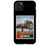 Carcasa para iPhone 11 Pro MAX Caballo Albus, Carreras de Caballos, Santa Anita, del Mar Pura Sangre
