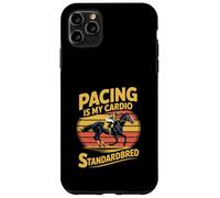 Carcasa para iPhone 11 Pro MAX Caballo de Raza estándar El Ritmo es mi Cardio Ecuestre