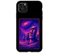 Carcasa para iPhone 11 Pro MAX Cabezas Moai Isla de Pascua - Arte de la Galaxia Alienígena Rapa NUI
