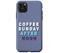 Carcasa para iPhone 11 Pro MAX Café Sunday Afternoon café Domingo por la Tarde y Pastel