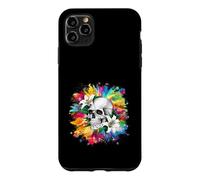 Carcasa para iPhone 11 Pro MAX Calavera con Lirios para godos y emos