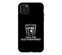 Carcasa para iPhone 11 Pro MAX Call Me Old Fashioned Cocktail Lover Divertido Minimalista
