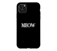 Carcasa para iPhone 11 Pro MAX Camisa That Says Meow: un diseño Que Dice Miau