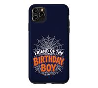 Carcasa para iPhone 11 Pro MAX Camiseta de Fiesta de Halloween con diseño de araña de cumpleaños Friend of The Boy