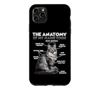 Carcasa para iPhone 11 Pro MAX Camiseta Divertida del Coon de Maine | Anatomía del Maine