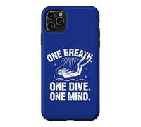 Carcasa para iPhone 11 Pro MAX Camiseta Freediver: Un Aliento - Un Buceo, una Mente. Apnea