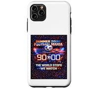Carcasa para iPhone 11 Pro MAX Camiseta para fanáticos de The World Stops We Watch 90 Minutes Soccer 2026.