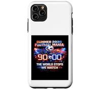Carcasa para iPhone 11 Pro MAX Camiseta para fanáticos de The World Stops We Watch 90 Minutes Soccer 2026.