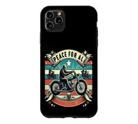 Carcasa para iPhone 11 Pro MAX Camiseta Peace to All Ride for Unity & Brotherhood Freedom