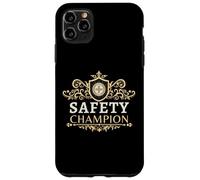 Carcasa para iPhone 11 Pro MAX Campeón de Seguridad | La Seguridad es lo Primero | Regalo de campaña para campeones