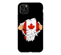 Carcasa para iPhone 11 Pro MAX Canadian Superhero Canada Flag Patriot Gift