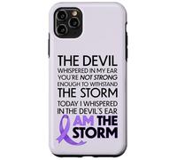 Carcasa para iPhone 11 Pro MAX Cancer Warriors I Am The Storm, I Will Survive and Beat It