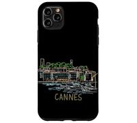 Carcasa para iPhone 11 Pro MAX Cannes Francia Viaje Souvenir Historic City Monumento Regalo
