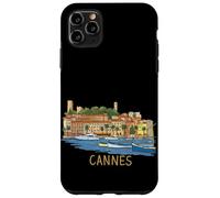 Carcasa para iPhone 11 Pro MAX Cannes Francia Viaje Souvenir Historic City Monumento Regalo