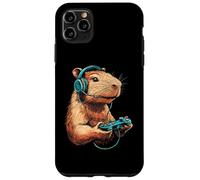 Carcasa para iPhone 11 Pro MAX Capibara Divertido Jugando Videojuegos