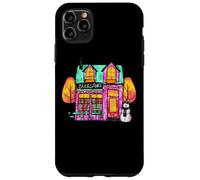 Carcasa para iPhone 11 Pro MAX Caprichosa Librería Muñeco De Nieve Escena Acog