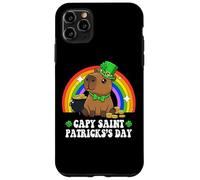 Carcasa para iPhone 11 Pro MAX Capy Saint Patricks Day St Paddy's Green Shamrock Capybara