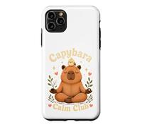 Carcasa para iPhone 11 Pro MAX Capybara Calm Club Lindo Meditando Animal Zen