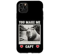 Carcasa para iPhone 11 Pro MAX Capybara Selfie Make Me Capy Hombres Mujeres Niños
