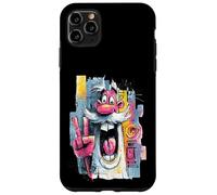 Carcasa para iPhone 11 Pro MAX Cara gráfica Divertida de Carpintero con Graffiti Pop