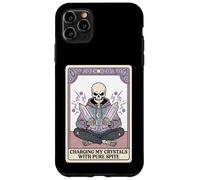 Carcasa para iPhone 11 Pro MAX Cargando mis Cristales con la Carta del Tarot Esqueleto de rencor Puro