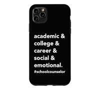 Carcasa para iPhone 11 Pro MAX Carrera universitaria académica socioemocional. #Consejero Escolar