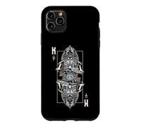 Carcasa para iPhone 11 Pro MAX Carta de Tarot astrológico con Calavera de Zombi Egipcio Malvado del Rey faraón