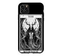 Carcasa para iPhone 11 Pro MAX Carta de Tarot Wendigo Monster Cryptid Mythical Beast