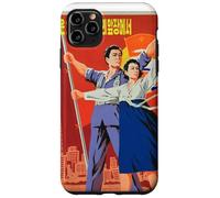 Carcasa para iPhone 11 Pro MAX Cartel de Propaganda de Corea del Norte, Divertido Disfraz