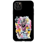 Carcasa para iPhone 11 Pro MAX Cartel gráfico con Personajes Pop de Happy Robot Peace Graffiti
