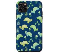 Carcasa para iPhone 11 Pro MAX Cartoon Kawaii Womens Girls Kids Sea Turtle Lover Pattern