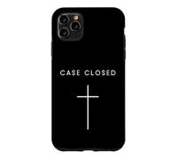 Carcasa para iPhone 11 Pro MAX Caso Cerrado Cruz Minimalista Relig
