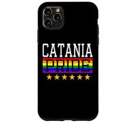 Carcasa para iPhone 11 Pro MAX Catania Pride Italy Gay Lesbianas Queer LGBT Rainbow Flag