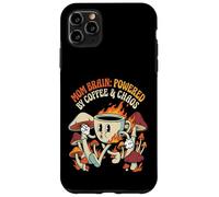 Carcasa para iPhone 11 Pro MAX Cerebro materno impulsado por el café y el Caos Día