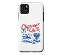 Carcasa para iPhone 11 Pro MAX Charcoal & Chill Summer BBQ Grill Dad Father's Day Relax