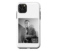 Carcasa para iPhone 11 Pro MAX Charlie Parker Tocando Saxofón Foto Blanco y Negro