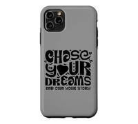 Carcasa para iPhone 11 Pro MAX Chase Your Dreams, White/Black