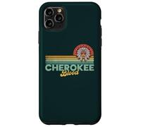 Carcasa para iPhone 11 Pro MAX Cherokee Blood Retro Sun Vintage Indian American Tocado