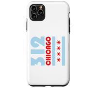 Carcasa para iPhone 11 Pro MAX Chicago Flag 312 Hombres Mujeres Niños